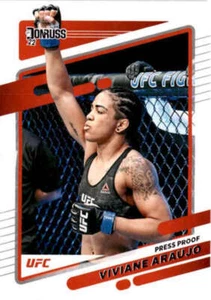 2022 Donruss Press Proof Silver #60 Viviane Araujo UFC Flyweight - Picture 1 of 2