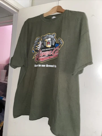 Sacramento Rivercats T-Shirt Graphic Salute To Armed Forces Service 3xl Cover