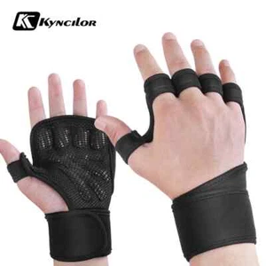 1 paio maniglie guanti ginnastica silicone antiscivolo palestra guanto fitness - Foto 1 di 15