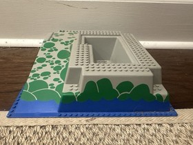 LEGO Part 2552 6273 Rock Island Refuge Base Plate 32 x 32 Pirates Ocean Water