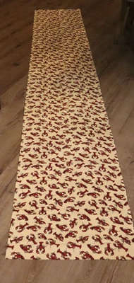 Tela de tela de algodón langosta artes langosta Maine mariscos 4 yardas x 43" Foto 1 de 4