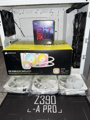 英特尔酷睿 i7 9700k + MSI Z390-A Pro +Corsair 4000D RGB+Corsair h100i elite 等 — 第 1/4 张图片