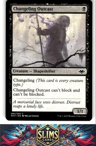 Magic The Gathering Magic The Gathering Modern Horizons Changeling Outcast #82 Compra 2 y obtén 1 - Imagen 1 de 2
