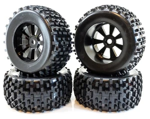 Team Corally Kronos XP 6S Pre-Mounted 3.8" MT Wheels 'Gripper' Tires C-00180-378 - Bild 1 von 3