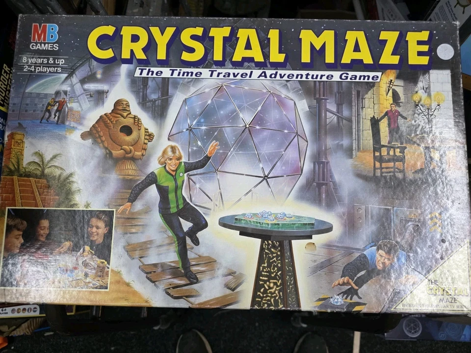 Crystal Maze Board Game MB Games 1991 Vintage Retro Based On The TV Show - Image 1 of 1