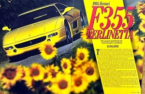 1995 Ferrari F355 Berlinetta Coupe Road Test Tech Data Photos Review Article - Picture 1 of 1