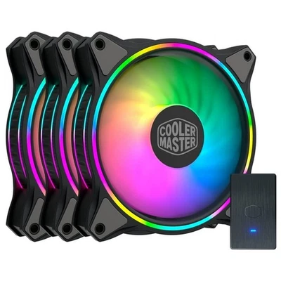 Cooler Master MasterFan MF120 Halo² 3in1 PC Case|Liquid Cooler|Air Cooler Fan, D - Image 1 of 4