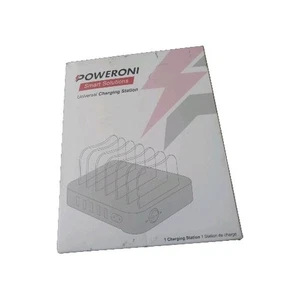 Poweroni Smart Solutions 6-port USB Charging Station iPhone Android iPad - Picture 1 of 11