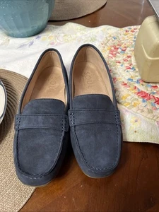 Soul Naturalizer Slip On Seven Loafers Navy Blue Women's Shoes 9 - Picture 1 of 7