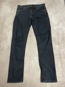 Nudie Jeans Co Men's Black W32 L32 Skinny Fit Stretch Cotton Denim - Picture 1 of 8