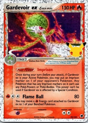 Gardevoir EX 93/101 Celebrations 25th Anniversary Collection NM - Image 1 of 2