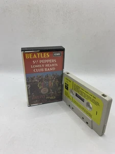 The Beatles - Sgt Pepper LHCB  UK Cassette Tape w/Yellow Paper Label TC-PCS7027 - Picture 1 of 11