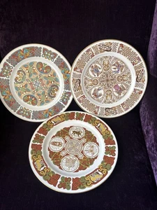 Spode Collector's Plates Celtic Plate Collection Durrow,Lindisfarne & Iona 10.5" - Picture 1 of 12