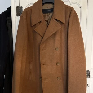 French Connection Men’s Mixed Wool Overcoat (never worn RRP £250)  - Picture 1 of 8