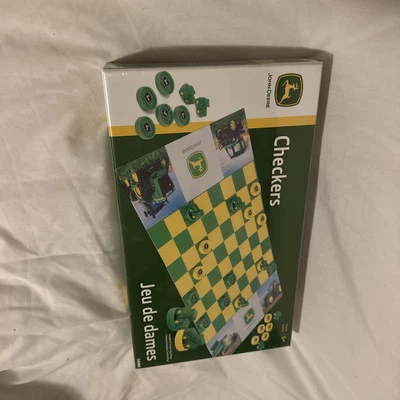 John Deere Checkers Board Game Tomy LP76931  - Image 1 of 2
