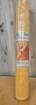 Новый винтажный женский безопасный коврик для ванной Suzanne 14 x 24 резиновый старая ванная комната - Изображение 1 из 3