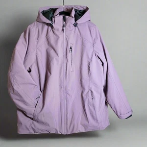 Damen Tec-One Explorer Ski-/Snowboardjacke 2X Flieder Lila Verstellbare Kapuze - Bild 1 von 16