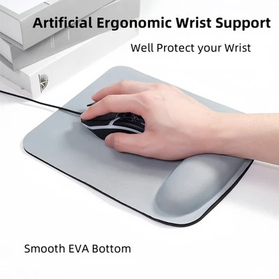 Alfombrilla de ratón ergonómica Memroy de espuma suave cómoda con soporte para reposamuñecas Foto 1 de 4