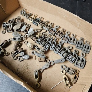 Großes Konvolut kleine verzinkte Einzel- & Doppelrollen - Bild 1 von 4