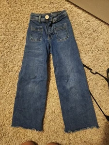 Girls Jeans Size 8 Marine Zara - Picture 1 of 2