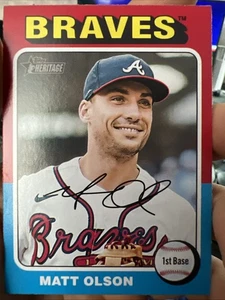 2024 Topps Heritage - Matt Olson #440 - Bild 1 von 2