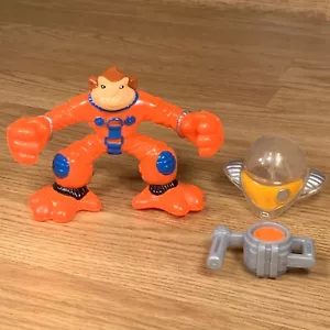 Vintage 1999 Rescue Heroes Comet Monkey w/ Helmet & Compass - Picture 1 of 6