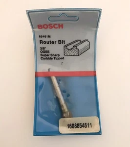 BOSCH 85461M 3/8" 2 FLAUTI CARBURO OGEE ROUTER BIT - SPEDIZIONE GRATUITA - Foto 1 di 2