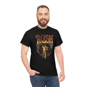 Rush Band 2112 Logo Vintage Distressed Album Women's Men's Unisex T-Shirt Tee - Picture 1 of 10