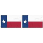 2Pcs America State Flagge Dekorative Landesgebiet Flagge Texas Flagge