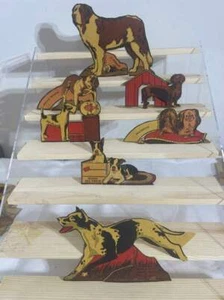 VTG  1930'S POST TOASTIES CEREAL CUTOUTS-VARIOUS DOG BREEDS RARE ,VG !! - Picture 1 of 4