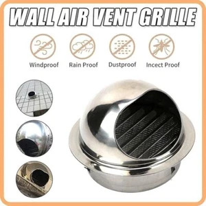 Air Vent Vents Waterproof Cap Vent Outlet Cover Ducting Ventilation Grilles - Picture 1 of 23