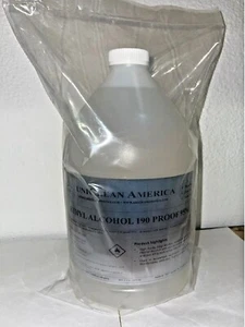 Denatured Ethanol  - Ethyl Alcohol 190 Proof 95% - made in USA - Picture 1 of 10