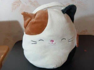 New with Tags Squishmallow 12" Cam The Cat  Purse/Treat Pail - Picture 1 of 6