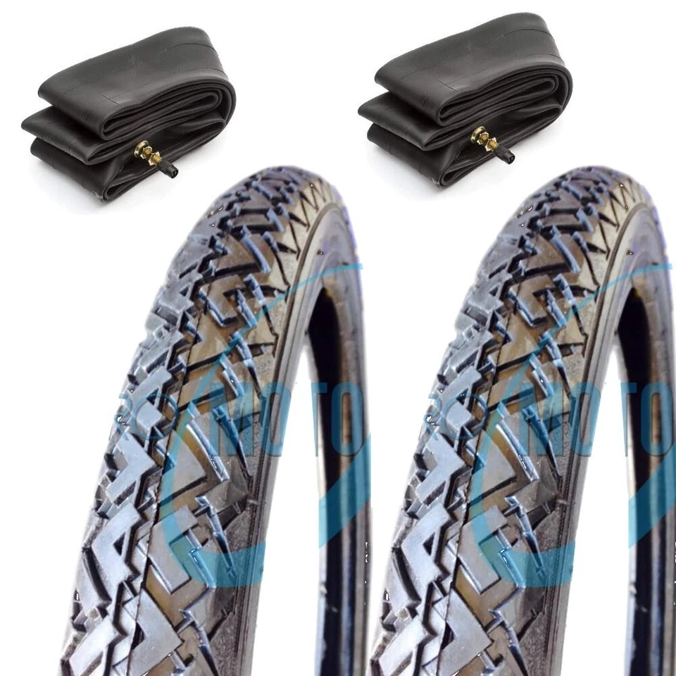 2 COPERTONI PNEUMATICI GOMME + CAMERE 2 - 17 MOTO PIAGGIO CIAO SC PX TEEN FL VIN - Imagen 1 de 1