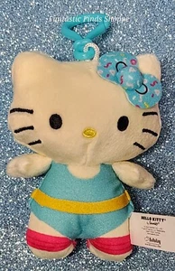 Hello Kitty Plush Danglers Series 3 Blue Leotard Exercise Clip-on Keychain - Picture 1 of 4