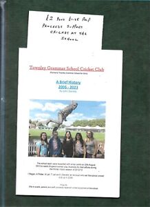 History of Girls Cricket at Townley Grammar School, Bexleyheath, Kent 2006-2023