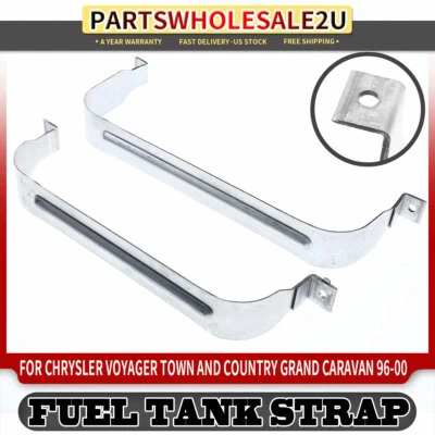 2x correas de tanque de combustible para Chrysler Town & Country Voyager Dodge Caravan Plymouth Foto 1 de 4