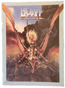@ MOVIE PROGRAM:  HEAVY METAL 1981 adult animated THE special souvenir item - Imagen 1 de 4