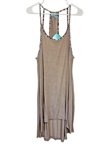 LETARTE Maui Hawaii Swimsuit CoverUp MEDIUM Tunic Dress Caftan Resort NEW $212 - Picture 1 of 10
