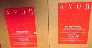 Colección de regalo Avon fría Samantha & Sam mujer de nieve y muñeco de nieve en caja - Imagen 1 de 5