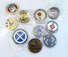 Lot of 10 Military Challenge Coin Misc. Units & Branches C2210