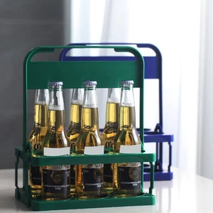 Organizador para botellas de cerveza Cabas estante para bebidas portador independiente - Imagen 1 de 12