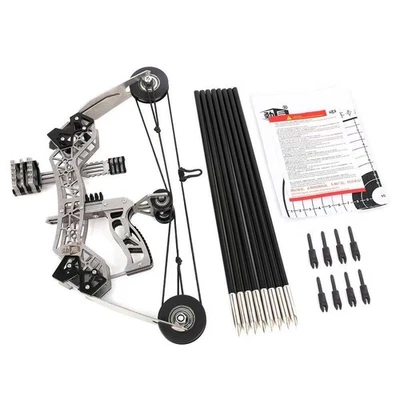 Arco Compuesto 12lbs, Juego de Arco y Flecha de Tiro con Arco, Campo de Tiro 40-50m, Regalo Foto 1 de 4