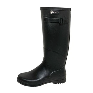 Auténticas botas para mujer AIGLE - de goma negras - Imagen 1 de 8