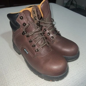Timberland Titan Mujeres Aleación Puntera de Seguridad Impermeable 6" Marrón Botas Talla 6.5M Nuevo en Caja - Imagen 1 de 15