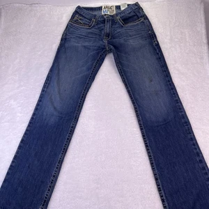 Ariat M2 Relaxed Bootcut Men’s Jeans 33x38 Western Cowboy Rodeo Work Distressed - Picture 1 of 8
