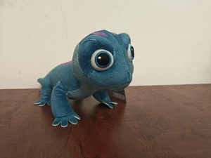 Disney Plush FROZEN 2 BRUNI Fire Spirit Salamander Lizard 8" Blue Stuffed Animal - Picture 1 of 4