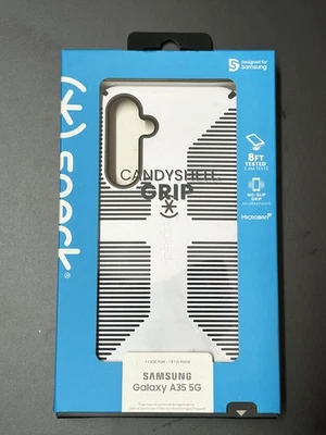 Speck Candyshell Grip Samsung Galaxy A35 5G White & Black Protective Phone Case  - Image 1 of 3