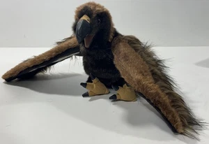 Folkmanis Realistic Golden Eagle Bird Full Body Hand Puppet Plush 24" Wingspan - Picture 1 of 12