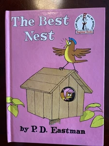 The Best Nest Hardcover 1968 Book P.D. Eastman Dr. Seuss The Beginner Book Story - Picture 1 of 4